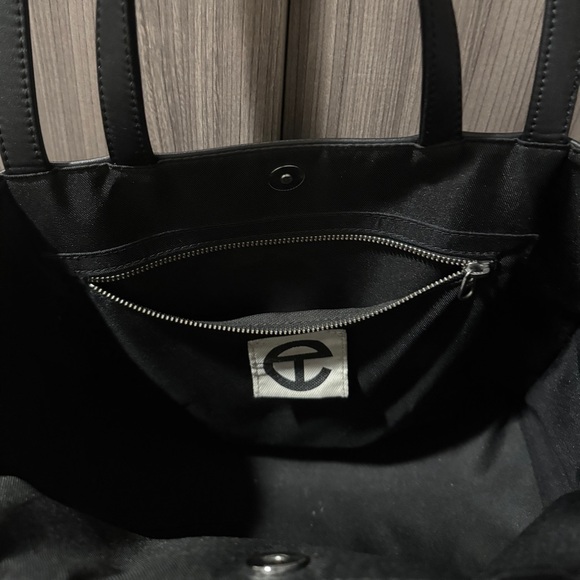 Telfar Black Tote Bag with Structured Design - Picture 3 of 3